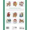 Cross Stitch Holiday Ornaments Galor Cross Stitch Book- Pattern Kits from Snowmen to Elves to Woodland Creatures, 98 Christmas Ornaments Design.